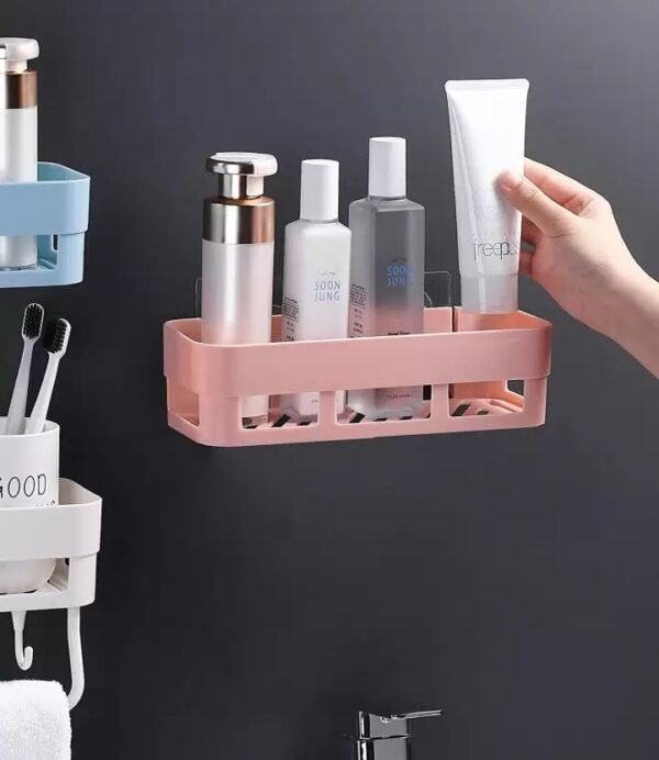 Multipurpose Kitchen & Bathroom Shelf Wall Mounted