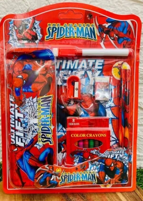 spider man stationary set