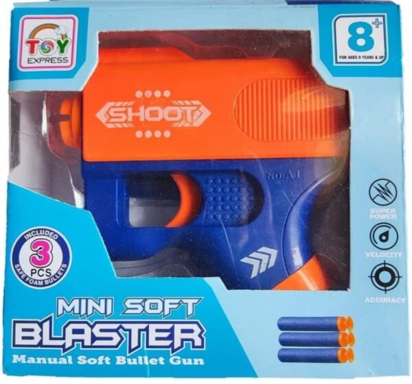 Mini Soft Blaster with soft bullets