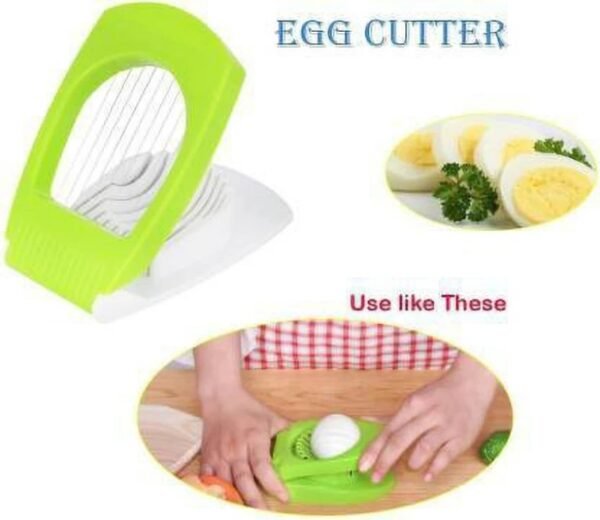 Boiled Egg Cutter With Stainless Steel