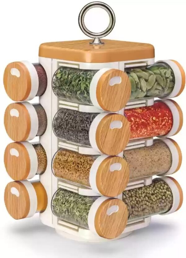 Spice Rack Set Plastic -8Pcs - Image 2